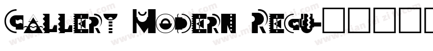 Gallery Modern Regu字体转换